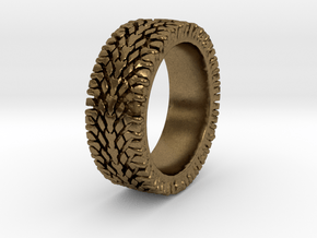 American Sportsman Street Tread Tire Ring in Natural Bronze