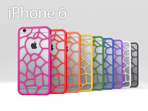 iPhone 6 "Organic Apple" Case in Pink Processed Versatile Plastic