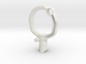 Spade Grip A Type in White Natural Versatile Plastic