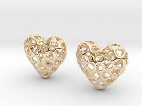 Small hearts, Big love (from $17.50) in 14K Yellow Gold