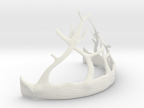 Renly Baratheon Crown Part 2 of 2 in White Natural Versatile Plastic