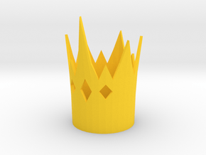 Hopper Croakington cosplay crown EAH in Yellow Processed Versatile Plastic