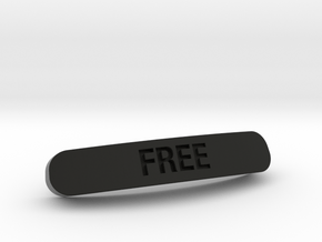 FREE Nameplate for SteelSeries Rival in Black Natural Versatile Plastic