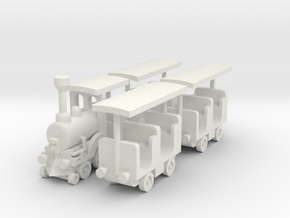 Besatzungset "Zug" 1:87 (H0 scale) in White Natural Versatile Plastic