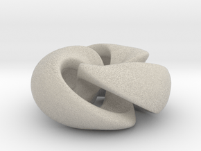 Twisted Knot in Natural Sandstone