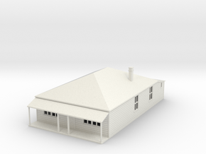  Old style House 1:120 in White Natural Versatile Plastic