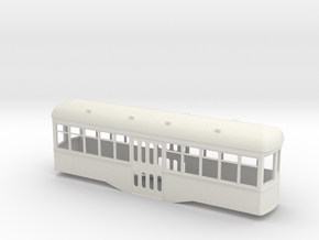 Gn15 center entrance trolley car  in White Natural Versatile Plastic