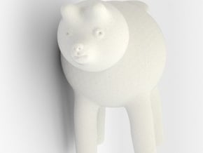 Doggy in White Natural Versatile Plastic