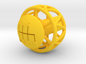 Ariel Atom 6 Speed knob for Ecotec - Helicoil in Yellow Processed Versatile Plastic