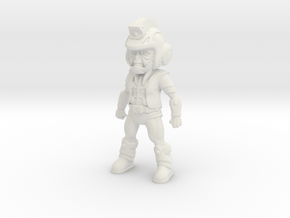 Primacron homage Space Monkey 3.75inch Mini Figure in White Natural Versatile Plastic