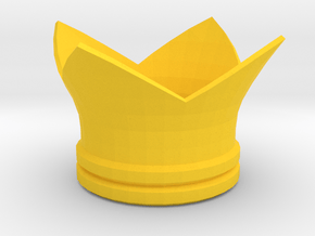 Melissa Seraphy cosplay mini crown in Yellow Processed Versatile Plastic