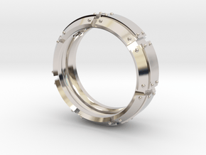 Armored Ring in Platinum