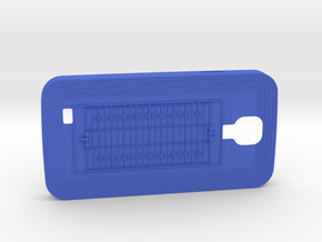 Galaxy S4 Football in Blue Processed Versatile Plastic