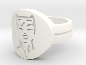 Catwoman Sz 8 in White Processed Versatile Plastic