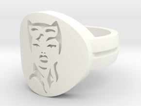 Catwoman Sz 6 in White Processed Versatile Plastic