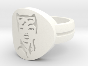 Catwoman Sz 7 in White Processed Versatile Plastic
