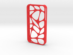 iPhone 4/4s ORGANIC in Red Processed Versatile Plastic