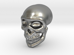 Skull grin in Natural Silver