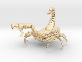 Alien-Scorpion in 14K Yellow Gold