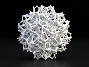 Vorodo in White Processed Versatile Plastic: Small