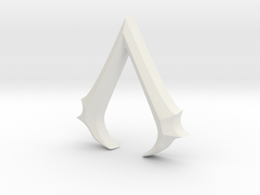 Rough Assassin's emblem in White Natural Versatile Plastic