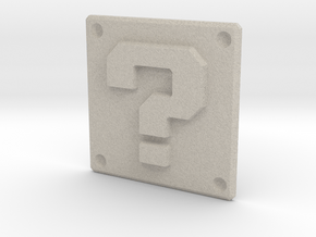 Question mark panel in Natural Sandstone