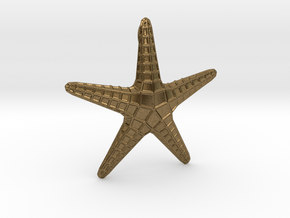 Starfish Pendant in Natural Bronze