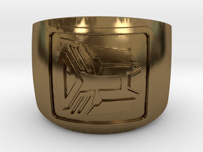 Autobot Ring in Polished Bronze