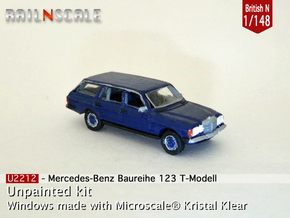 Mercedes-Benz T-Modell (British N 1:148) in Tan Fine Detail Plastic