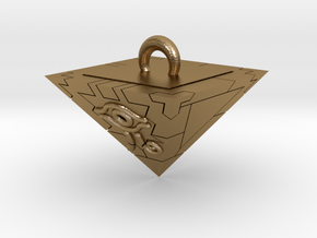 Proportional Millennium Puzzle - Yu-Gi-Oh! in Polished Gold Steel