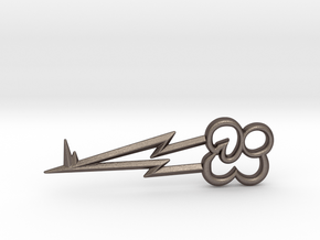 Rainbow Dash's Key of Loyalty (≈75mm/3" long) in Polished Bronzed Silver Steel