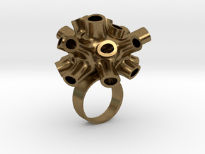 Tubey Ring  in Natural Bronze