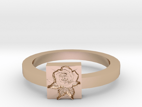 Rose Ring in 14k Rose Gold