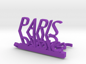 Pendant Paris  in Purple Processed Versatile Plastic