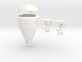 Robot Knight in White Processed Versatile Plastic