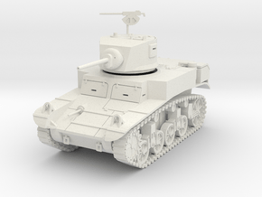 PV31A M3A1 Stuart Light Tank (28mm) in White Natural Versatile Plastic