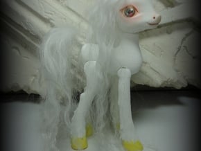 Canter Colts Couture Unicorn in White Natural Versatile Plastic