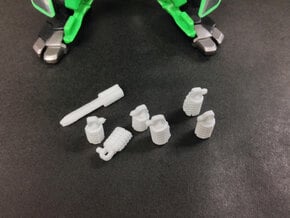 TF4: AOE Crosshairs Toy Weapons in White Natural Versatile Plastic