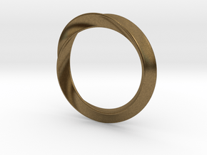 Heavy Bangle in Natural Bronze