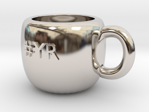 #YR Mug in Platinum