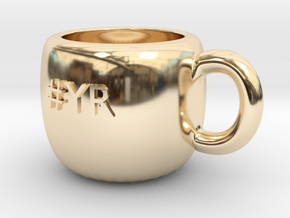 #YR Mug in 14K Yellow Gold