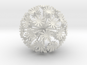 Small Dandelion in White Natural Versatile Plastic