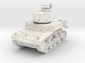 PV27B M3 Light Tank (28mm w/separate hatch) in White Natural Versatile Plastic