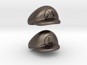 Plumber Cap Pack in Polished Bronzed Silver Steel