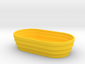 Trough 1/32 in Yellow Processed Versatile Plastic