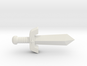 Forest Sword I in White Natural Versatile Plastic