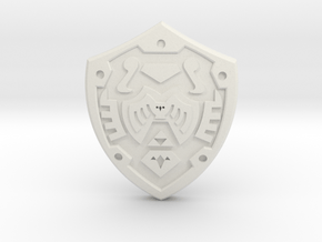 Hero's Shield I in White Natural Versatile Plastic
