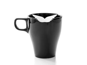 Mug & glass accessories wings 1 in White Natural Versatile Plastic