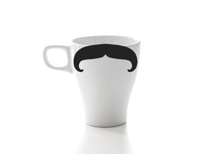 Mug & glass accessories Mustache 3 in Black Natural Versatile Plastic