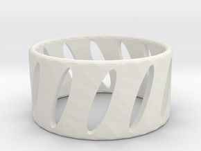 Ring1 in White Natural Versatile Plastic